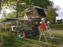 Aire de service/accueil camping-car au camping "Iserand Calme et Nature"