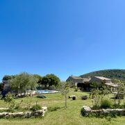 © Mas de Veyras - les micocouliers - <em>Mas de Veyras</em>