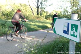 ViaRhôna, Radveg im Ardèche-Hermitage